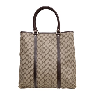 Lot 141 - Gucci Beige Supreme Joy Vertical Tote