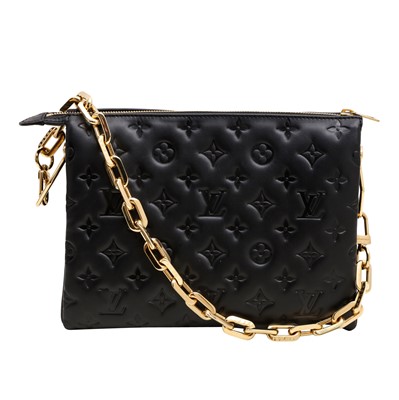 Lot 186 - Louis Vuitton Black Monogram Coussin PM
