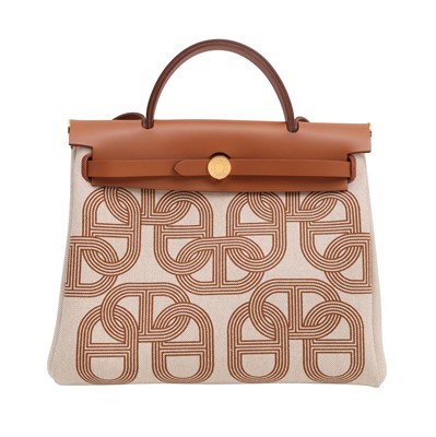 Lot 128 - Hermes Ecru Beige Chaine d'Ancre Circuit 24 Herbag 31