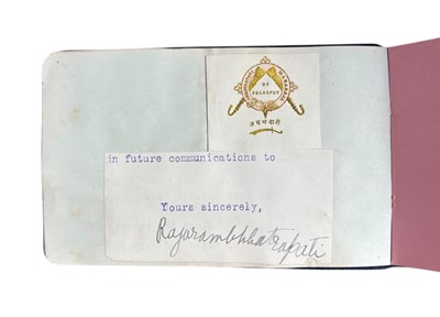Lot 49 - Autograph Album.- Incl. Winston Churchill