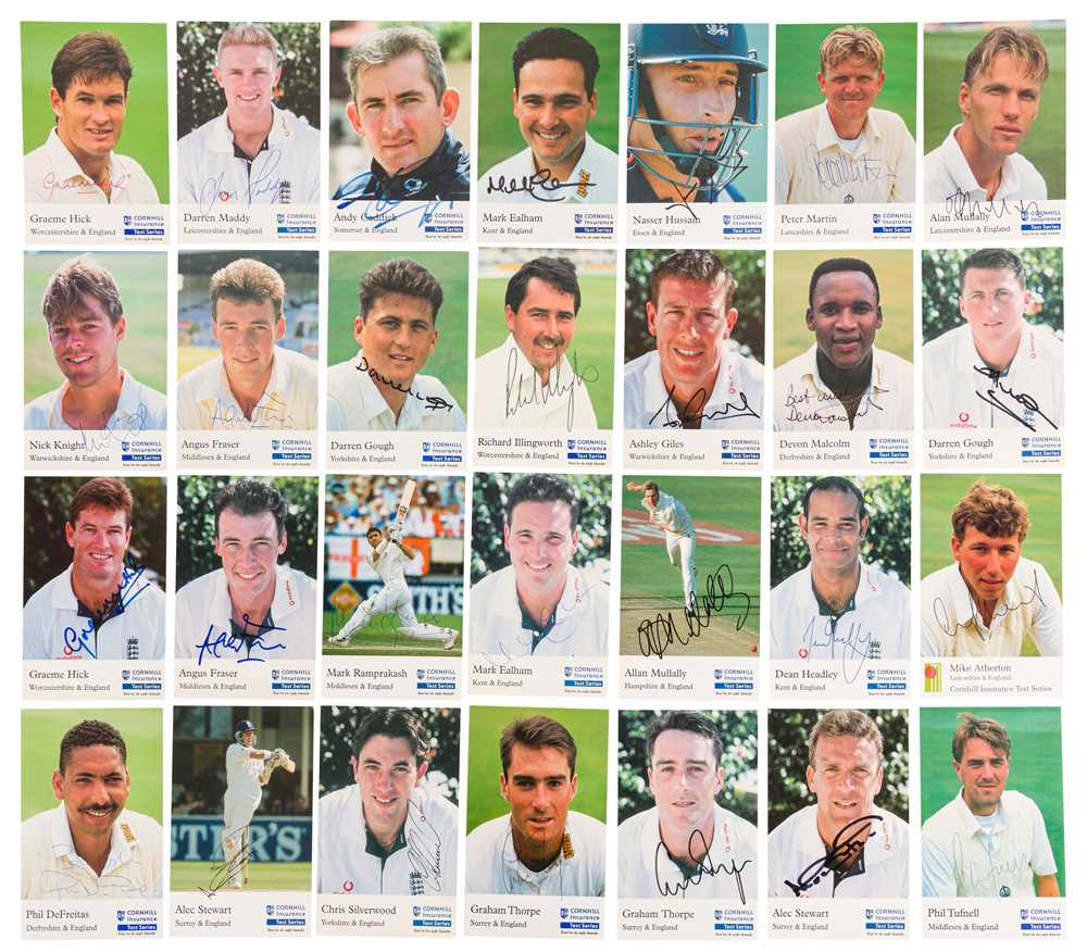 Lot 644 - England Cricket Team