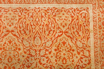 Lot 80 - A FINE TABRIZ DESIGN CARPET