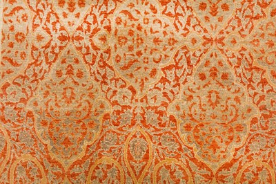 Lot 80 - A FINE TABRIZ DESIGN CARPET