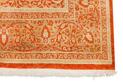 Lot 80 - A FINE TABRIZ DESIGN CARPET