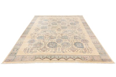 Lot 19 - A FINE CARPET OF SHAH ABBAS DESIGN