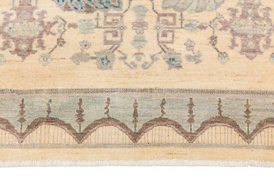 Lot 19 - A FINE CARPET OF SHAH ABBAS DESIGN