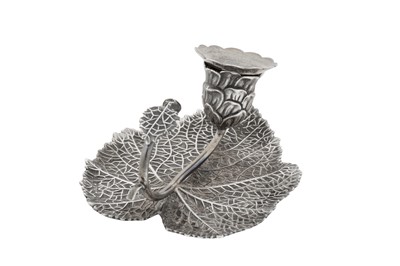 Lot 33 - A WILLIAM IV STERLING SILVER MINIATURE TAPER STICK, BIRMINGHAM 1830 BY JOSEPH WILMORE