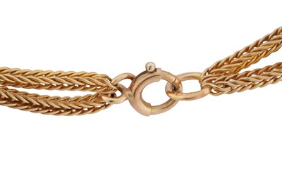 Lot 97 - A FANCY-LINK NECKLACE, CIRCA 1991