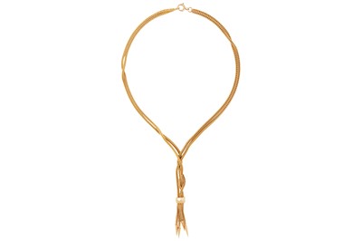 Lot 97 - A FANCY-LINK NECKLACE, CIRCA 1991