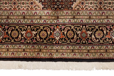 Lot 71 - A FINE INDO-TABRIZ CARPET