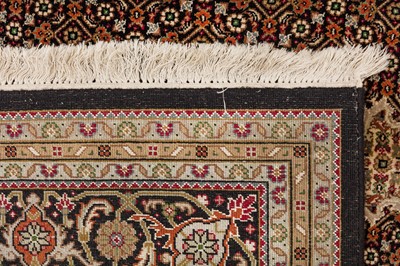 Lot 71 - A FINE INDO-TABRIZ CARPET