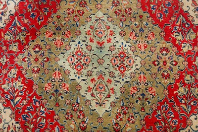 Lot 20 - A FINE SAROUK CARPET, WEST PERSIA