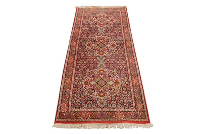 Lot 33 - A FINE BIJAR RUNNER, NORTH-WEST PERSIA