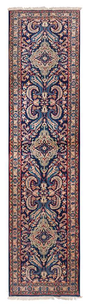 Lot 4 - A FINE LILIHAN RUNNER, WEST PERSIA