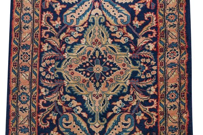 Lot 4 - A FINE LILIHAN RUNNER, WEST PERSIA