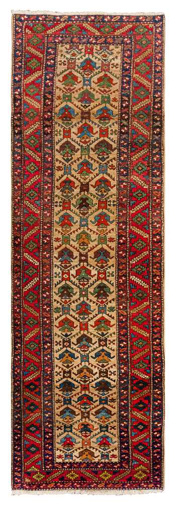 Lot 72 - A FINE HERIZ RUNNER, NORTH-WEST PERSIA