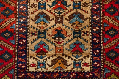 Lot 72 - A FINE HERIZ RUNNER, NORTH-WEST PERSIA