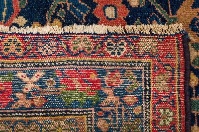 Lot 21 - AN ANTIQUE SENNEH RUG, WEST PERSIA