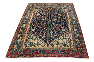 Lot 21 - AN ANTIQUE SENNEH RUG, WEST PERSIA