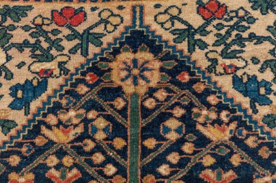 Lot 21 - AN ANTIQUE SENNEH RUG, WEST PERSIA
