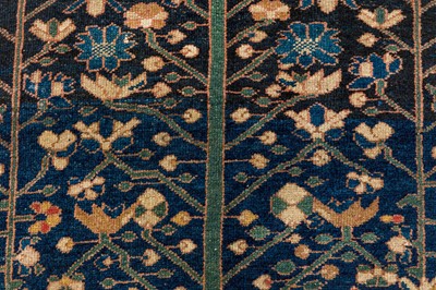 Lot 21 - AN ANTIQUE SENNEH RUG, WEST PERSIA