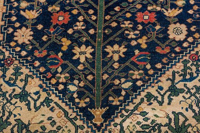 Lot 21 - AN ANTIQUE SENNEH RUG, WEST PERSIA