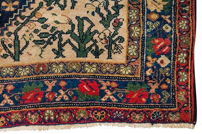 Lot 21 - AN ANTIQUE SENNEH RUG, WEST PERSIA