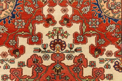 Lot 34 - A FINE ANTIQUE TAFRESH RUG, WEST PERSIA