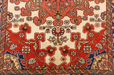 Lot 34 - A FINE ANTIQUE TAFRESH RUG, WEST PERSIA