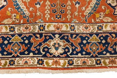 Lot 55 - A FINE ANTIQUE TABRIZ RUG, NORTH-WEST PERSIA