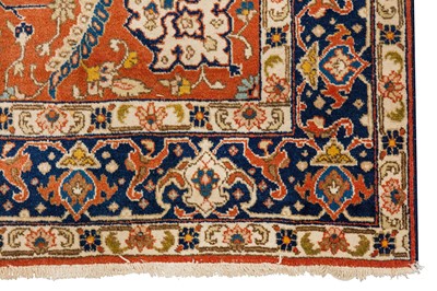 Lot 55 - A FINE ANTIQUE TABRIZ RUG, NORTH-WEST PERSIA