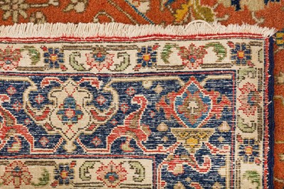 Lot 55 - A FINE ANTIQUE TABRIZ RUG, NORTH-WEST PERSIA