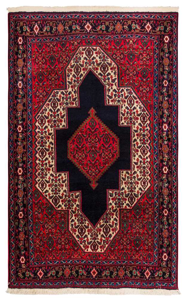 Lot 6 - A FINE SENNEH RUG, WEST PERSIA