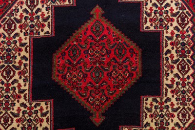 Lot 6 - A FINE SENNEH RUG, WEST PERSIA