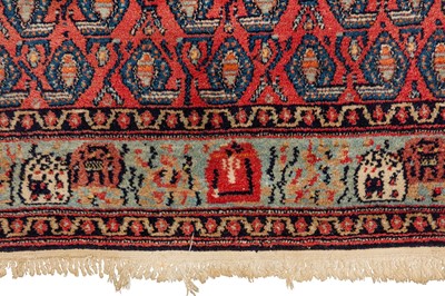 Lot 28 - A FINE SENNEH RUG, WEST PERSIA