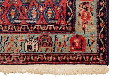 Lot 28 - A FINE SENNEH RUG, WEST PERSIA