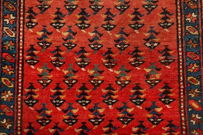 Lot 57 - AN ANTIQUE KARABAGH RUNNER, SOUTH CAUCASUS