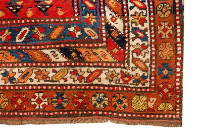 Lot 57 - AN ANTIQUE KARABAGH RUNNER, SOUTH CAUCASUS