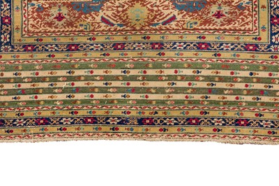 Lot 58 - AN ANTIQUE GHIORDES RUG, TURKEY