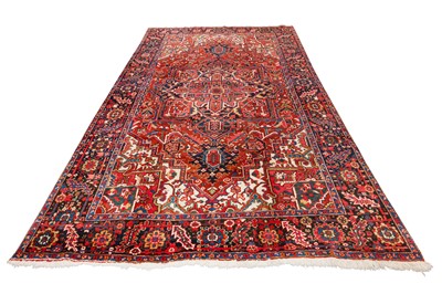 Lot 59 - A FINE HERIZ CARPET, NORTH-WEST PERSIA