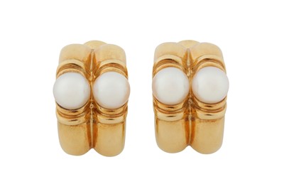 Lot 95 - BULGARI Ι A PAIR OF BULGARI EARRINGS