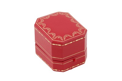 Lot 98 - CARTIER Ι A SINGLE-STONE DIAMOND RING