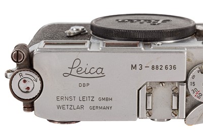 Lot 216 - A Leica M3 Rangefinder Camera Body