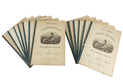 Lot 198 - JOHN GOULD (BRITISH, 1804-1881) BIRDS OF GREAT BRITAIN. 25 ORIGINAL PARTS
