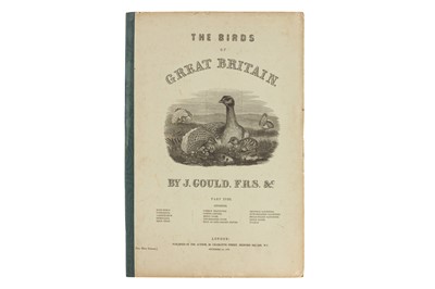 Lot 198 - JOHN GOULD (BRITISH, 1804-1881) BIRDS OF GREAT BRITAIN. 25 ORIGINAL PARTS