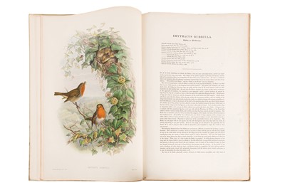 Lot 198 - JOHN GOULD (BRITISH, 1804-1881) BIRDS OF GREAT BRITAIN. 25 ORIGINAL PARTS