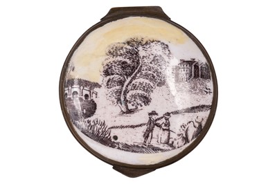 Lot 119 - A Bilston enamel bonbonniere, late 18th century