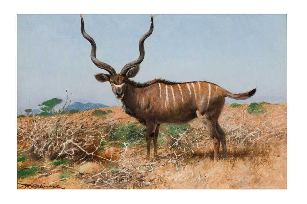 Lot 104 - WILHELM KUHNERT (GERMAN, 1865-1926)