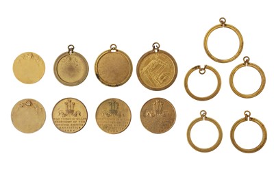 Lot 21 - EDMOND-HENRI BECKER (FRENCH, 1871-1971), FOUR GILT METAL MEDALS