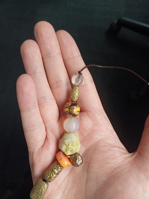 Lot 470 - A GROUP OF JAPANESE OJIME BEADS